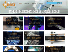 Tablet Screenshot of bestscientific.co.uk